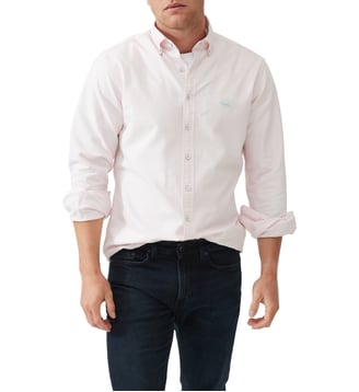 Chemise slim en coton oxford Gunn - Rodd & Gunn - Quartz