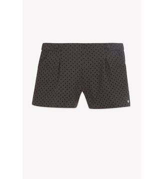 Short  - Brun laine motif pois - Tartine Et Chocolat - Marron