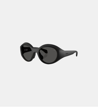 Lunettes de soleil Rond Futuro - Moncler - Noir mat
