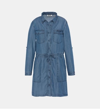 Robe casual en tencel - Schott - Indigo
