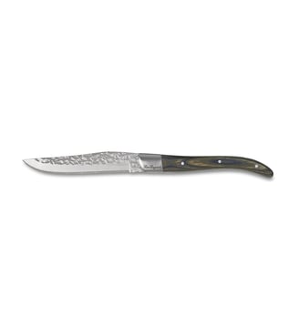 Volcano - Coffret 4 couteaux steak - Lou Laguiole - Marron