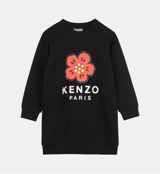 Robe sweatshirt - Kenzo Kids - Black
