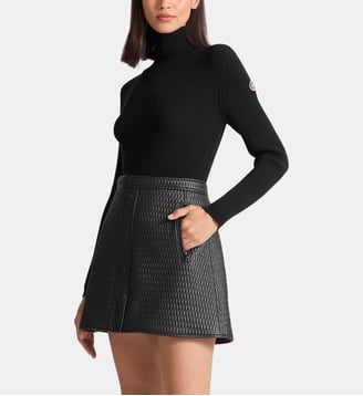 Pull Ancelle Col Roulé coupe ajustée - Fusalp - Noir