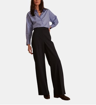 Pantalon De Tailleur Taille Haute Layla - Maison 123 - Marine