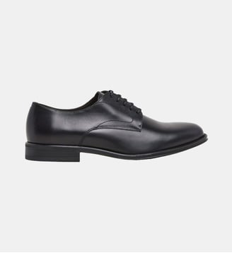 Chaussure Blucher En Cuir Duke - Hackett London - Black