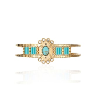 Bracelet jonc Brilliant - Hipanema - Bleu