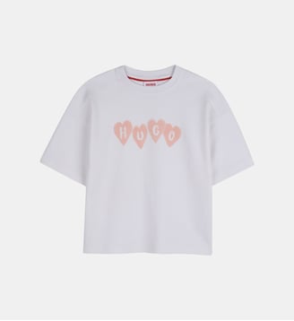 Tee-shirt manches courtes - Hugo Kids - Blanc