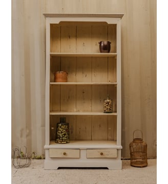Vaisselier en bois blanc Maximilien N°395- Produit chiné - Debongout - Blanc