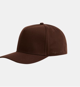 casquette Elyes en coton marron - Agnès b. - Marron zaire