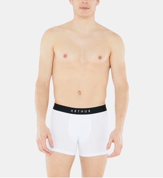 Boxer Blanc - Tradi - Arthur - Blanc