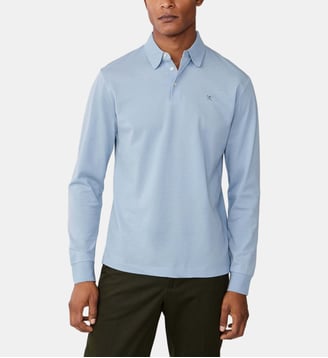 Surchemise en Jacquard Herringbone coton - Hackett London - Bleu
