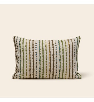 Housse De Coussin  Jacquard rayé en chenille Madura