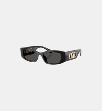 Lunettes de soleil Rectangulaire MK2243U Rhodes - Michael Kors - Noir