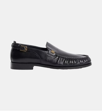 Mocassins en cuir à boucle Sandro