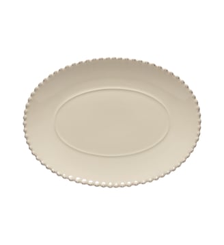 Plat Ovale Pearl - Costa Nova - Cream