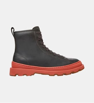 Bottines Brutus+ cuir - Camper - Gris foncé