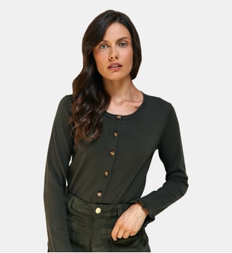 Gilet col rond uni MONET La Petite Etoile