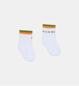 Chaussettes avec logo - Marni - Blanc