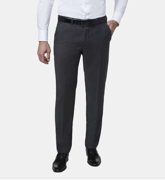 Pantalon de costume en laine regular Per - Digel - Anthracite