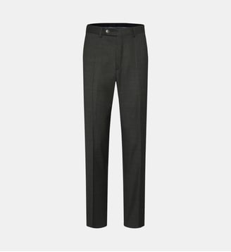 Pantalon de costume en laine regular Per-V Digel