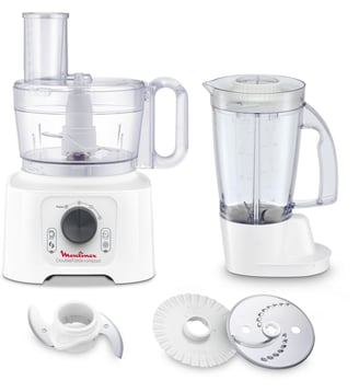 Robot multifonction FP542111 Double force compact blanc - Moulinex - Blanc