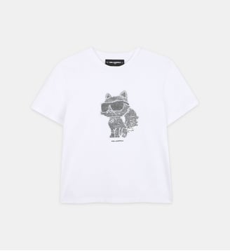 T-shirt à manches courtes - Karl Lagerfeld Kids - Blanc