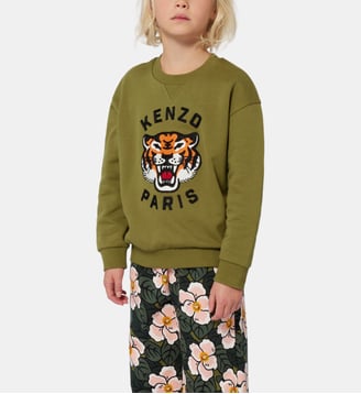 Pantalon de jogging - Kenzo Kids - Dark taupe
