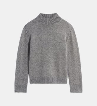 Col montant épais à lurex - RYS - Pablo - Gris chine