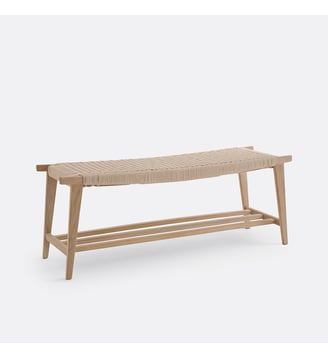 Banc chêne massif - La Redoute Interieurs - Beige