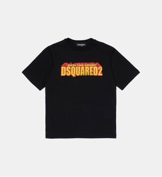 T-shirt avec logo - Dsquared2 - Noir