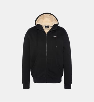 Sweatshirt zippé à capuche - Schott - Noir