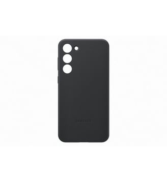 Coque S23+ cuir Noir - Samsung - Noir