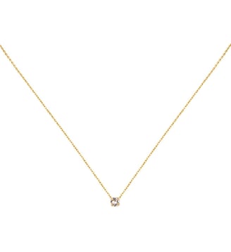 Collier doré rose water opal - PARIS - Caroline Najman - Cristal blanc
