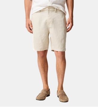 Short en lin Longbeach - Rodd & Gunn - Flocon d'avoine
