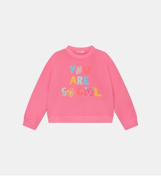 Sweat-shirt en molleton - Billieblush - Rose