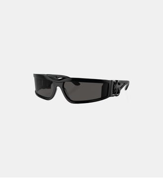 Lunettes de soleil Rectangulaire DG6198 - Dolce & Gabbana - Gris foncé