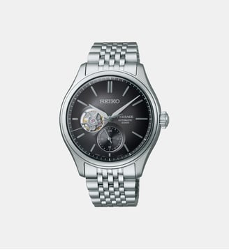 Montre automatique Presage Noir SPB471J1 - Seiko - Argenté