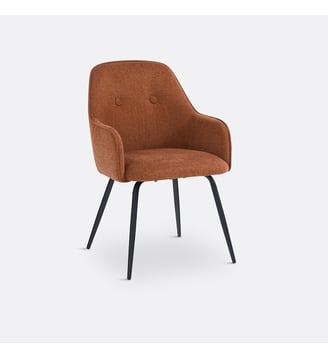 Fauteuil de table - La Redoute Interieurs - Terracotta