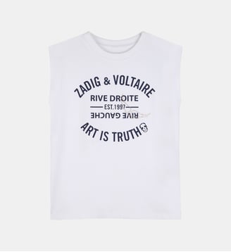 Tee-shirt manches courtes - Zadig&Voltaire Kids - Blanc