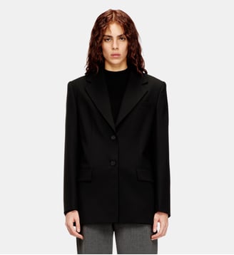Blazer en mélange de laine - Diesel - Noir