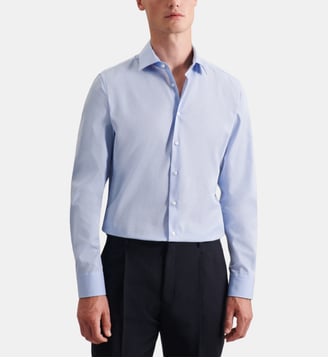 Chemise d'affaires 1/1 Slim Col Kent - Seidensticker - Bleu clair