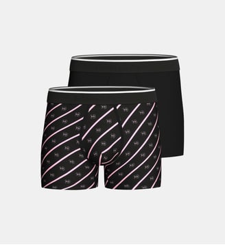 Lot 2 boxers noeuds - Eden Park - Noir