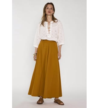 Blouse Brodée À  Manches 3/4 Diane - Maison 123 - Écru