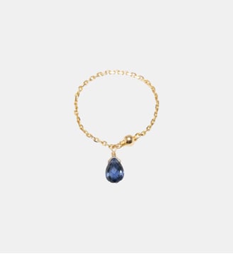 Bague Mia - Or 750‰ - Saphir bleu foncé YAY Paris