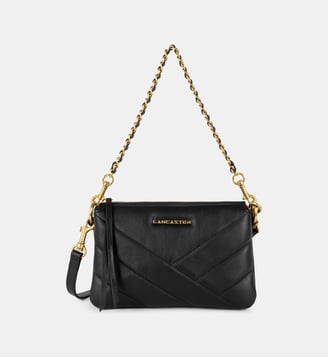 Sac pochette Soft matelassée - Lancaster - Noir