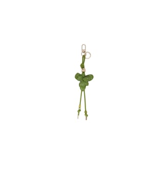Charms de sac encuir craquelé mat - Maje - Vert