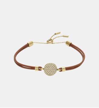 Bracelet - Fossil - Marron et doré