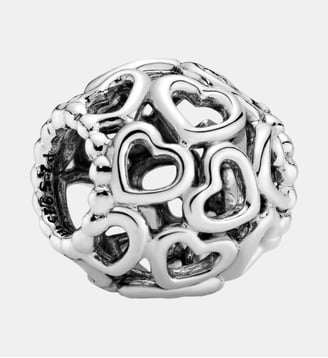 Charm Parsemé de Coeurs - Pandora - Argenté