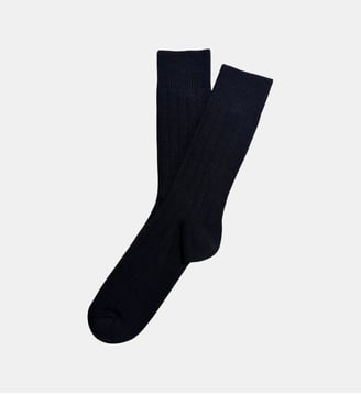 Chaussettes en laine et cachemire - Minuit - Arthur - Noir