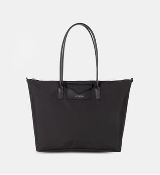 Sac cabas Smart KBA toile et cuir - Lancaster - Noir